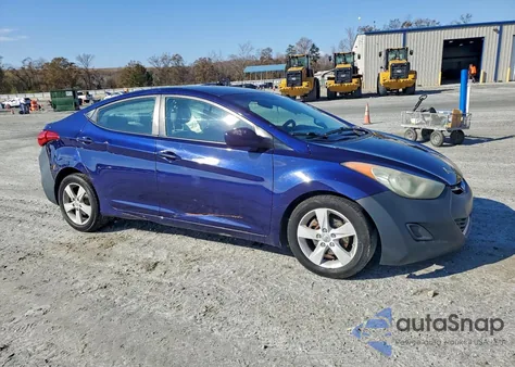 2011 Hyundai Elantra Gls из США, поврежденный, VIN 5NPDH4AE7BH028783